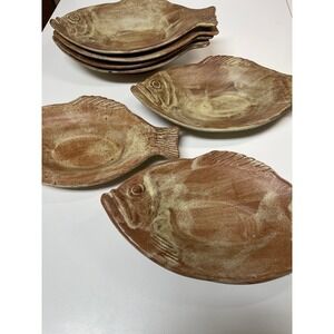 Ovenware by Thora Terracotta Fish Baking Dishes Pottery Stoneware Cooks Kitchen